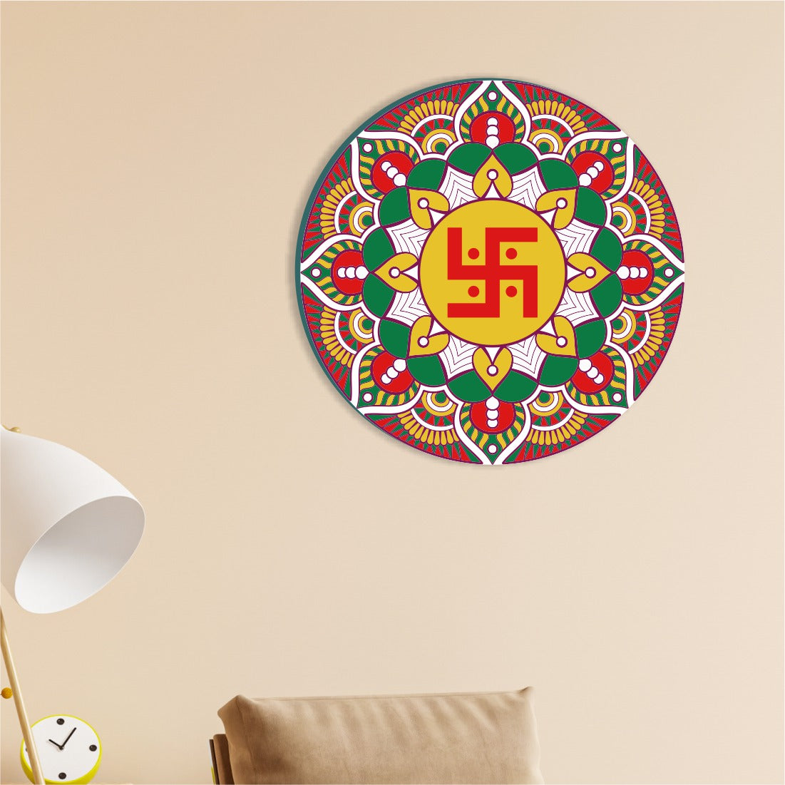 Swastik Mandala Art Wall Decor