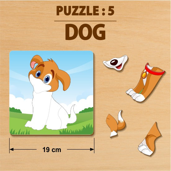 Animal Puzzle For Kids (Set Of 5)