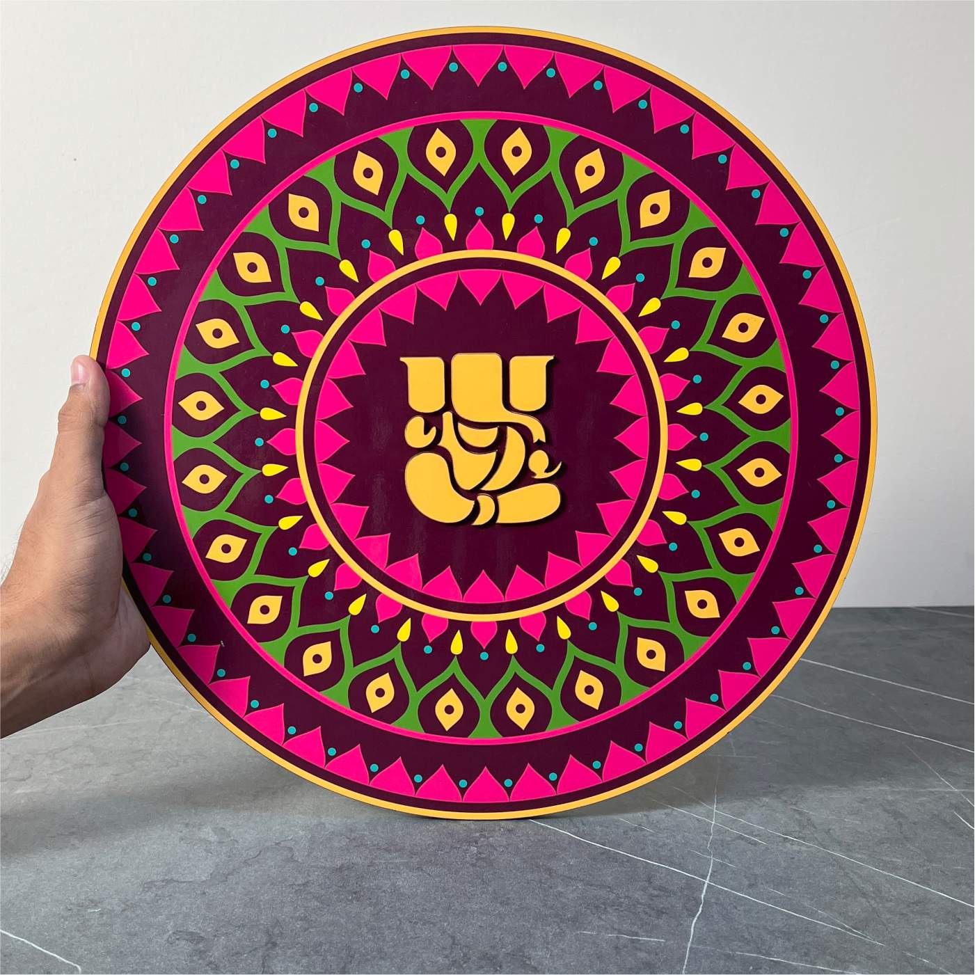 Ganesh Mandala Art Wall Decor