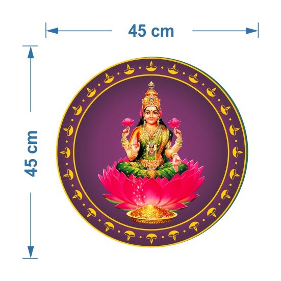 Lakshmi Goddess Wooden Wall Decor