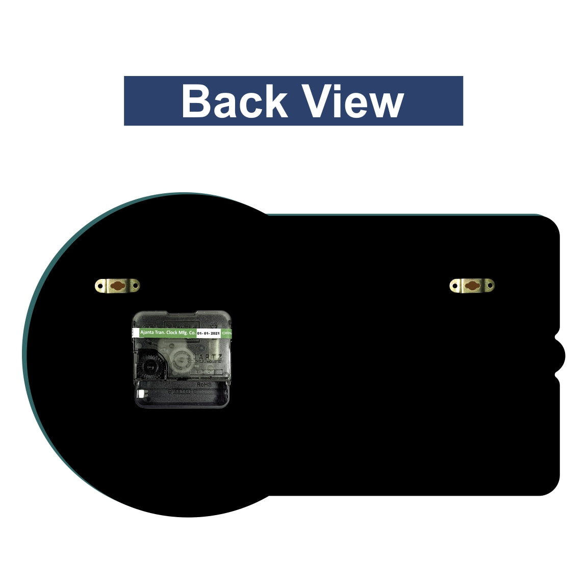 Wooden Clock with Quote 8