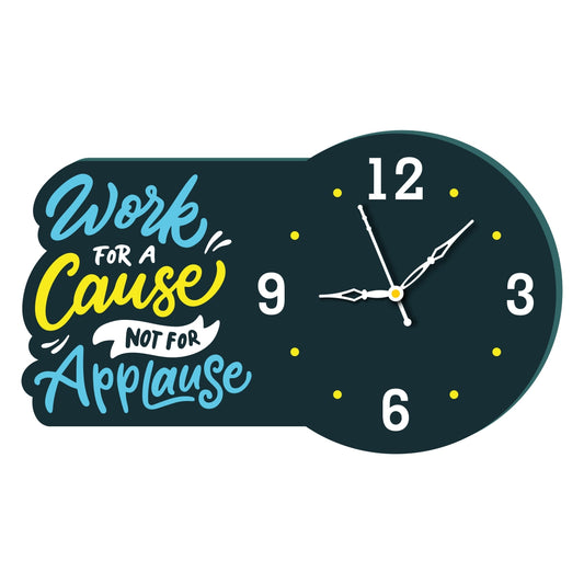 Wooden Clock with Quote 5