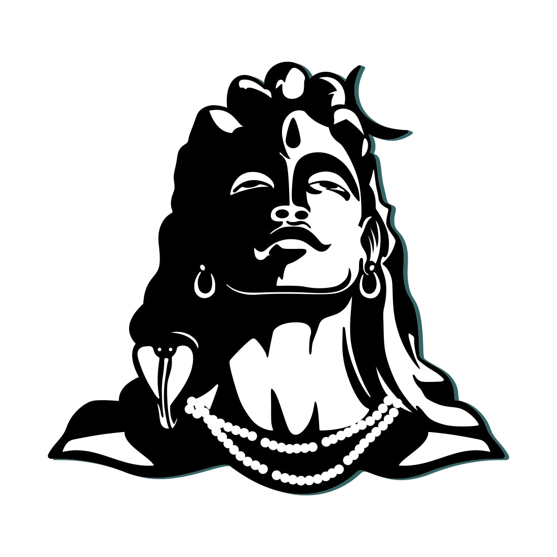 Shiva Vector Art Wall Decor