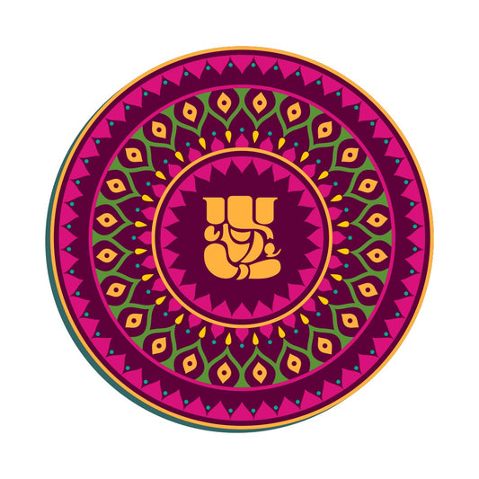 Ganesh Mandala Art Wall Decor