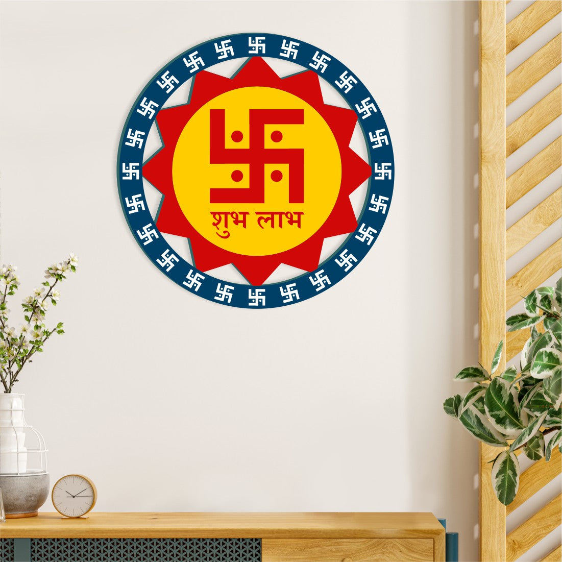 Swastik with Shubh Labh