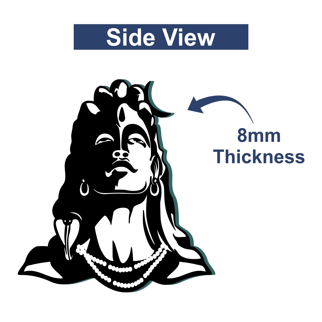 Shiva Vector Art Wall Decor