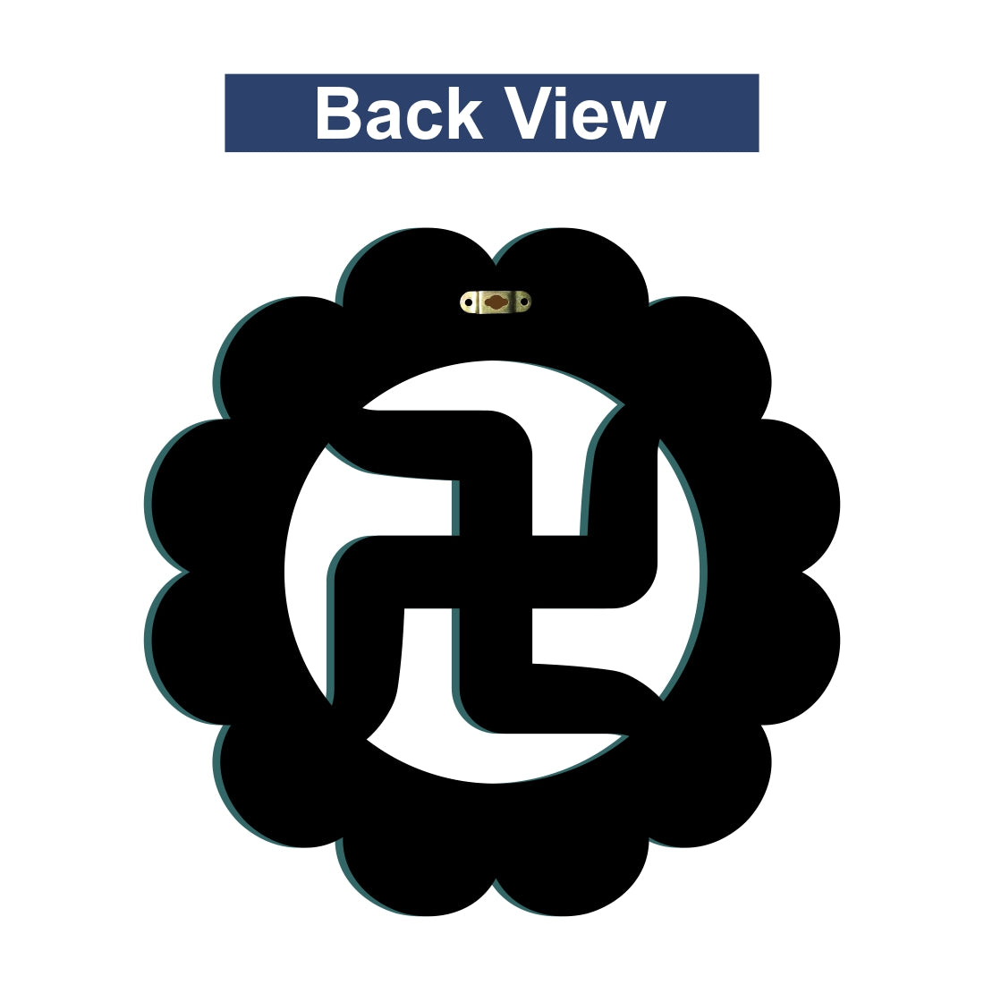 Swastik Wooden Wall Decor