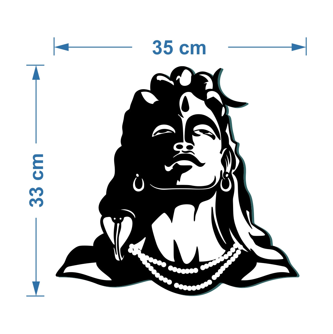 Shiva Vector Art Wall Decor