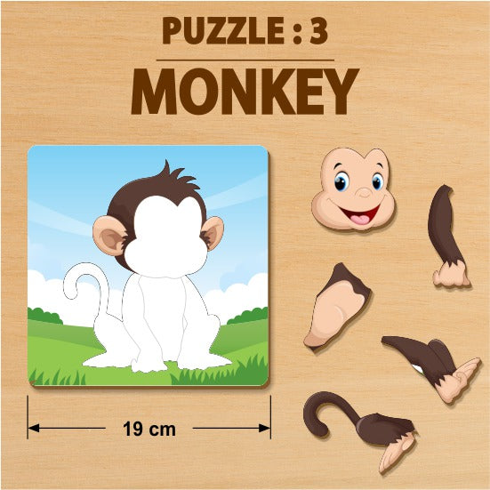Animal Puzzle For Kids (Set Of 5)