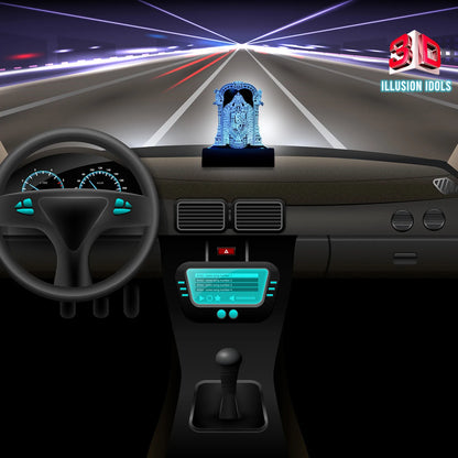 Balaji 3D Illusion Car Dashboard LED Light Acrylic