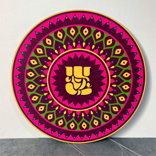 Ganesh Mandala Art Wall Decor