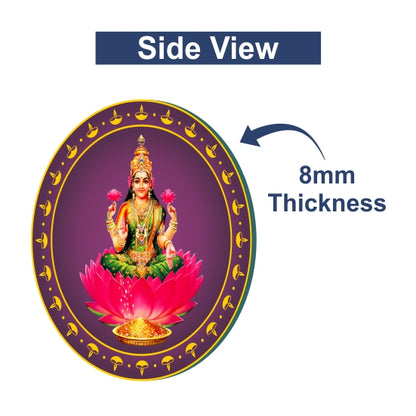 Lakshmi Goddess Wooden Wall Decor