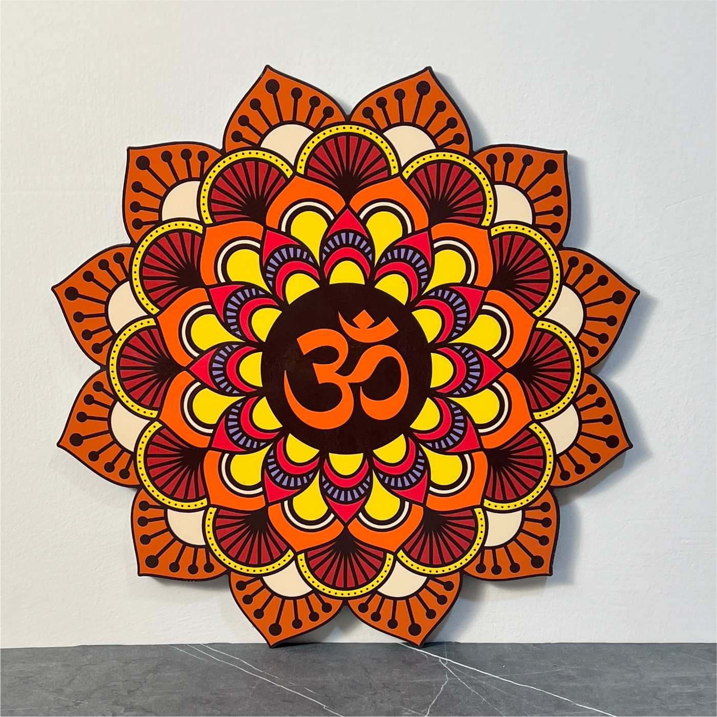 Om Mandala Art Wall Decor
