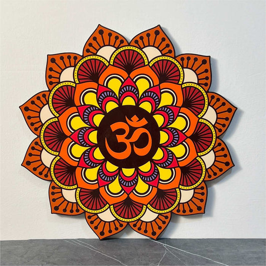 Om Mandala Art Wall Decor