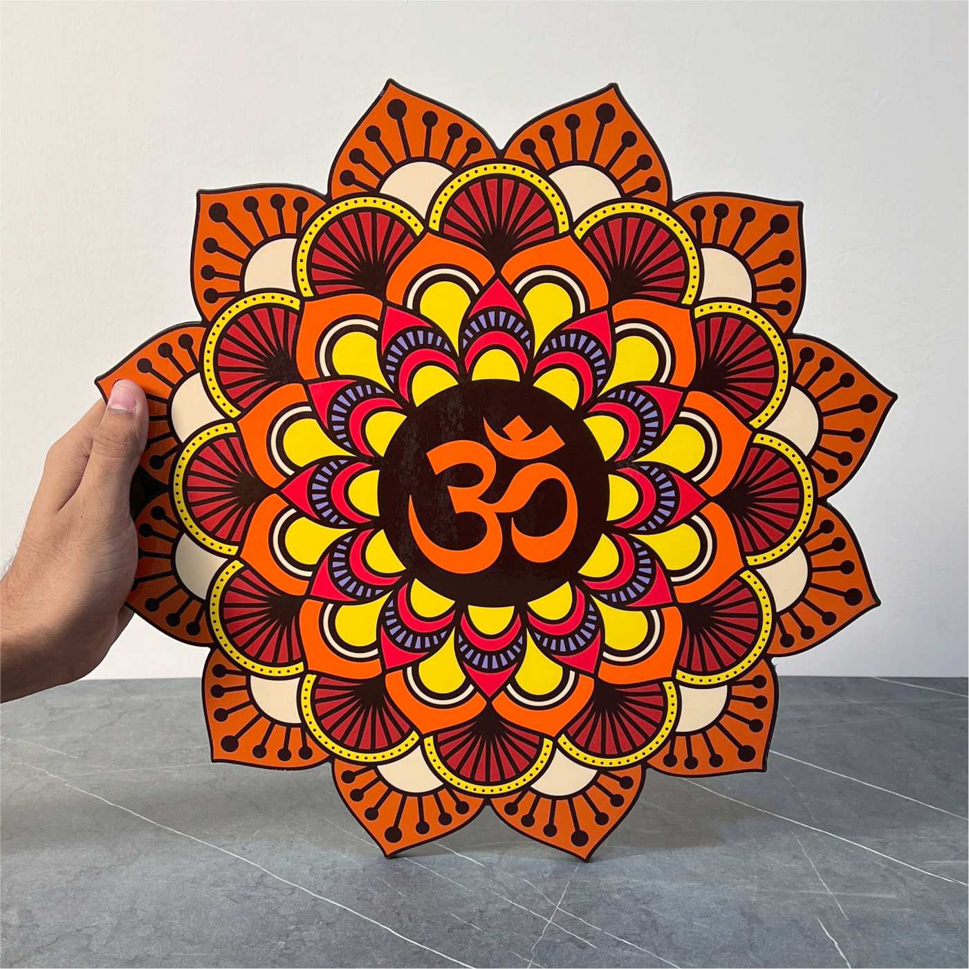 Om Mandala Art Wall Decor