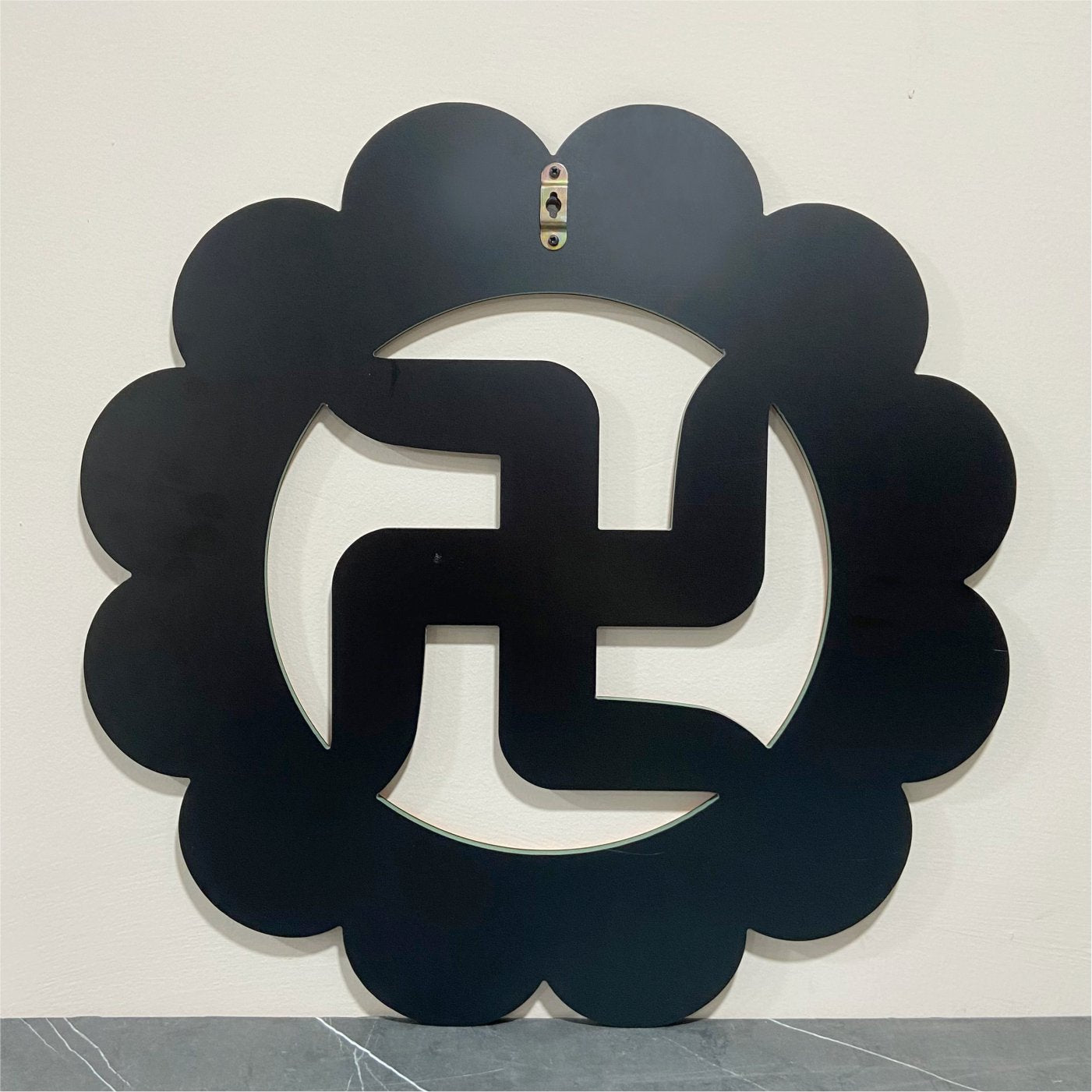 Swastik Wooden Wall Decor