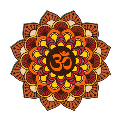 Om Mandala Art Wall Decor