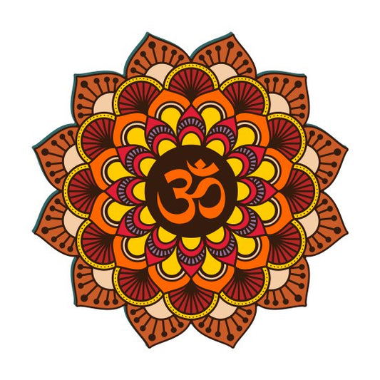 Om Mandala Art Wall Decor
