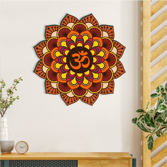 Om Mandala Art Wall Decor
