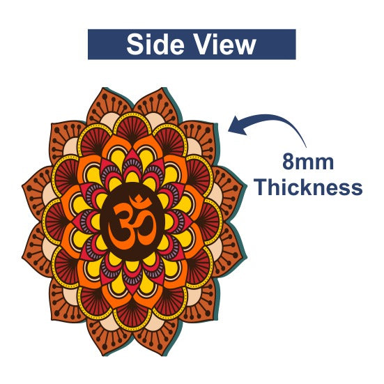 Om Mandala Art Wall Decor